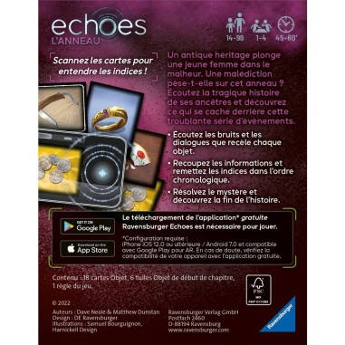 Echoes - L'éclipse - Jeu d'Enquête - Ravensburger