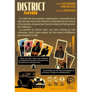 District Noir - Jeux de société - Spiral Editions
