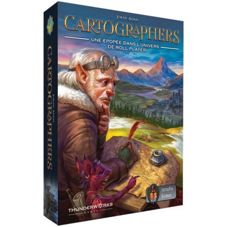 Cartographers: A Roll Player Tale - Jeux de société - Intrafin - Thunderworks Games