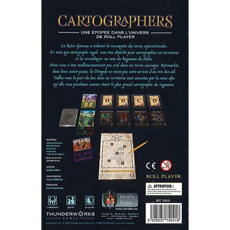 Cartographers: A Roll Player Tale - Jeux de société - Intrafin - Thunderworks Games