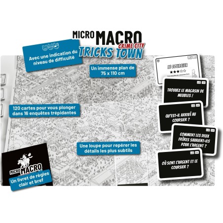 MicroMacro: Crime City - Tricks Town - Blackrock - Jeux de société - Spielwiese