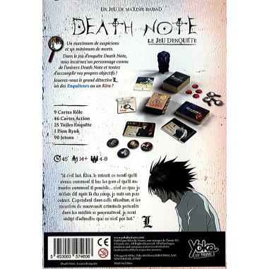Death Note - Le jeu d'enquête - Jeux de société - Yoka By Tsume