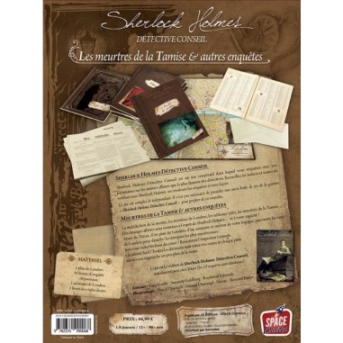 Sherlock Holmes Détective Conseil : Meurtres de la Tamise - Jeux de société - Space Cowboys