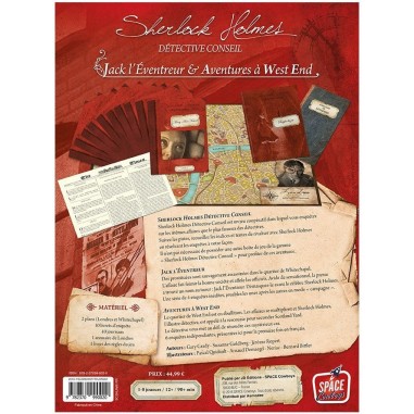 SCSHJW01FR - Sherlock Holmes -Jack l'Éventreur & Aventures - Space Cowboys