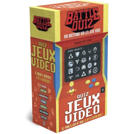 Battle Quiz : Jeux Vidéo - Jeux de société - Ynnis éditions