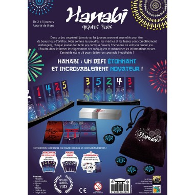 Hanabi - Grands Feux - Jeux de société - Cocktail Games