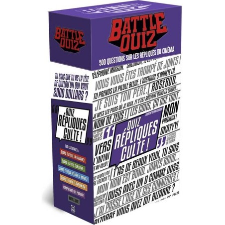 Battle Quiz : Repliques Cultes - Jeux de société - Ynnis éditions