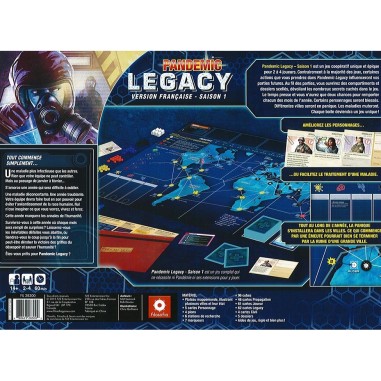 Pandemic Legacy - Saison 1 - Jeu coopératif et stratégique Asmodee - Zman Games