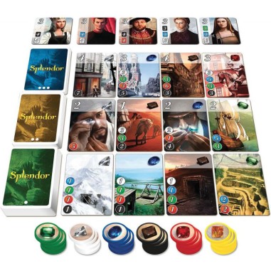Splendor - Jeu de société Cartes et Stratégie - Asmodee - Space Cowboys