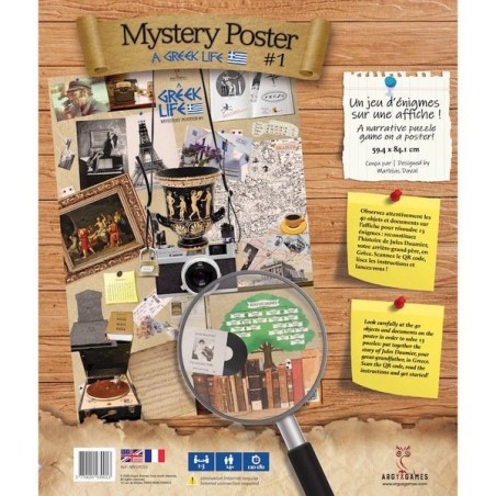 Mystery Poster n°1: A Greek Life - Jeux de société - Argyx Games