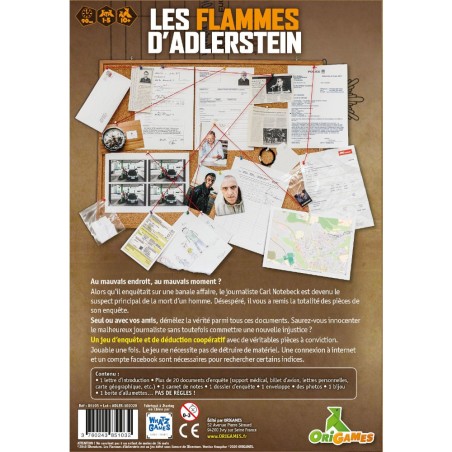 Les flammes d'Adlerstein - Jeux de société - Origames
