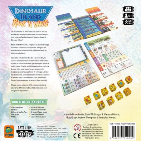 Dinosaur Island Rawr'n Write - JeuRoll and Write