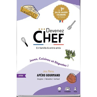 Devenez Chef - Jeu de société culinaire - Menu Apéro gourmand - La Poste