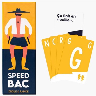 Speed Bac Jaune - Petit Bac Jeux de société - Pixiegames