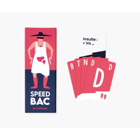 Speed Bac Rouge - Jeu de Cartes et Ambiance - Pixiegames