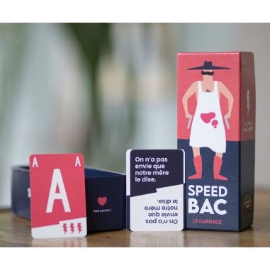 Speed Bac Rouge - Jeu de Cartes et Ambiance - Pixiegames