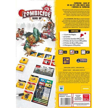 Zombicide Gear Up - Jeux de société - Cmon