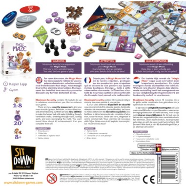 Magic Maze: Maximum Security - Jeu de société - Sit Down - Sit Down Games