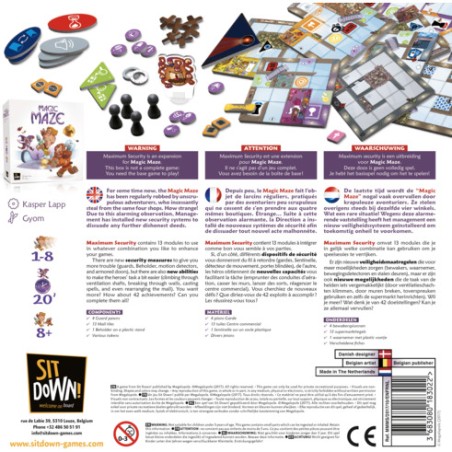 Magic Maze: Maximum Security - Jeu de société - Sit Down - Sit Down Games