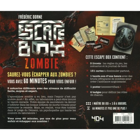 Escape Box : Zombie - Jeux de société - 404 Éditions