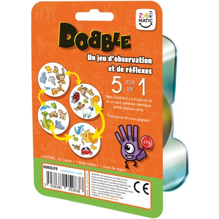 Dobble kids - jeu d'ambiance et de rapidité - Asmodée - Zygomatik