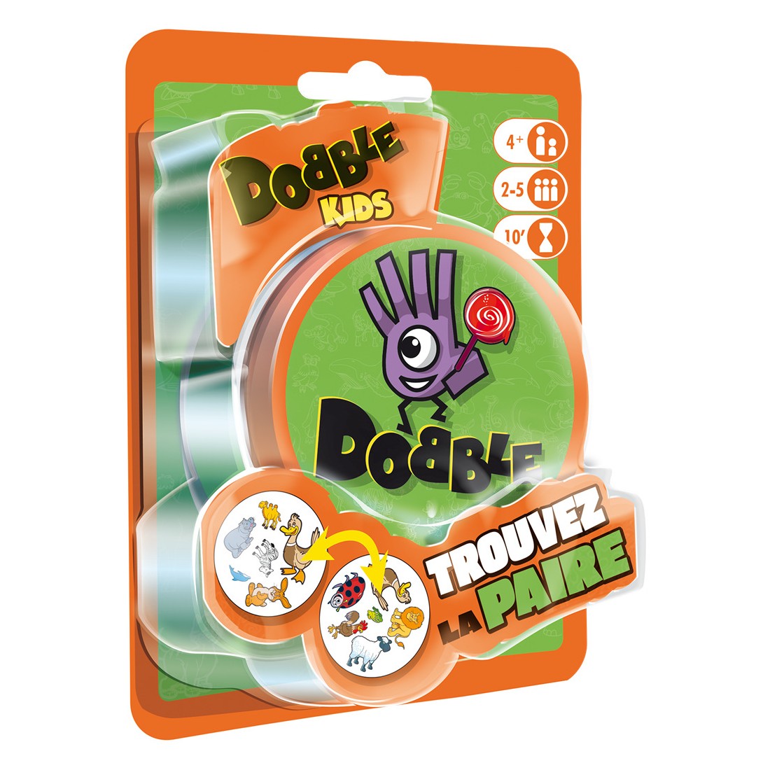 VOLDOIZO - Zygomatic, Lot : 1 Dobble Kids - Édition 2021 + 1 Dobble  Animaux - Édition 2021, Jeux de société, Jeux de Cartes, Jeux Enfant à partir  de 4 ans, 2 à 8 joueurs