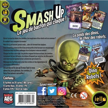 Smash Up - Jeu de société - Iello - Aeg