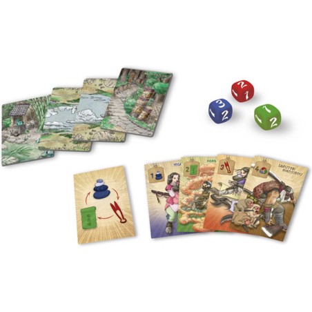 Ninja Taisen - Jeu de société - Iello - Table Cross