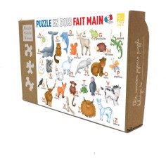 Puzzle - L'Alphabet des Animaux d' Hannah Weeks - 12 Pièces - Puzzle Michèle Wilson