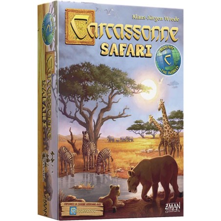 Carcassonne - Safari - Jeu de société - Zman Games - Hans im Gluck