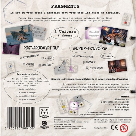 Fragments - Jeux de société - Grrre Games