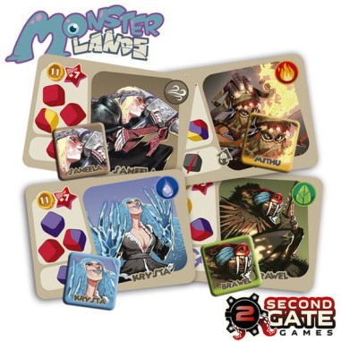 Monster Lands - Jeu de société - 2 Second Gate Games