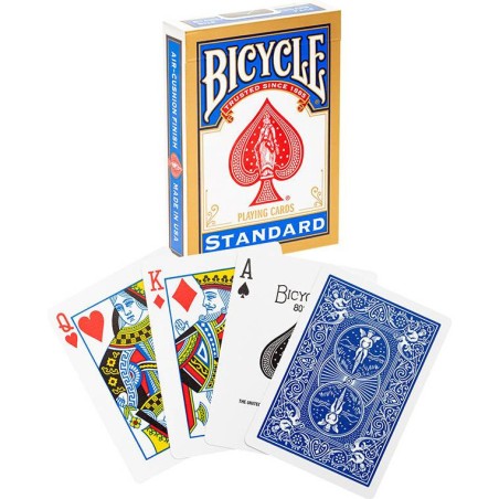 Jeu de 54 cartes Standard Dos Rouge ou BleuEsprit Jeu - Bicycle