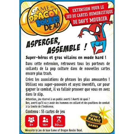 Game of Dragon Boules Dead: Moule-Burnes - Don't Panic Games - Jeux de société - Don t Panic Games