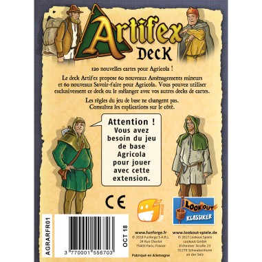 Agricola : Artifex - Jeux de société - Funforge