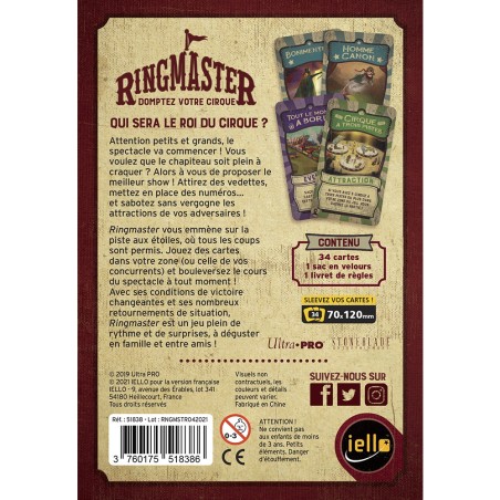Ringmaster - Jeux de société - Stone Blade Entertainment