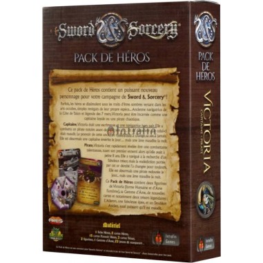 Sword & Sorcery - Pack de Héros Victoria - Jeux de société - Intrafin