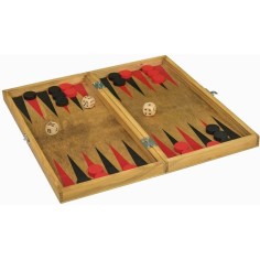 Backgammon en Bois Vintage - 25 cm - Professor Puzzle