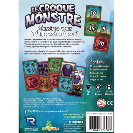 Le Croque Monstre - Jeux de société - Renegade Game Studio