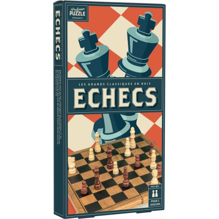 Echecs Bois Vintage - Jeux de société - Professor Puzzle