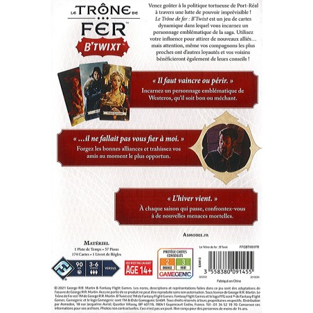 Le Trône de Fer B'Twixt - Jeux de société - Fantasy Flight Games