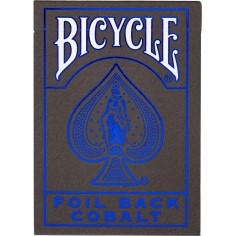 Jeu de 54 cartes Bicycle Ultimates - Metalluxe Blue Foil Back Cobalt