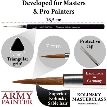 Pinceau Wargamer - Masterclass - Jeu de figurines - Army Painter - The Army Painter