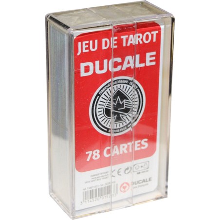 Jeu de 78 cartes - Tarot Boîte Plastique - Jeu classique - Ducale