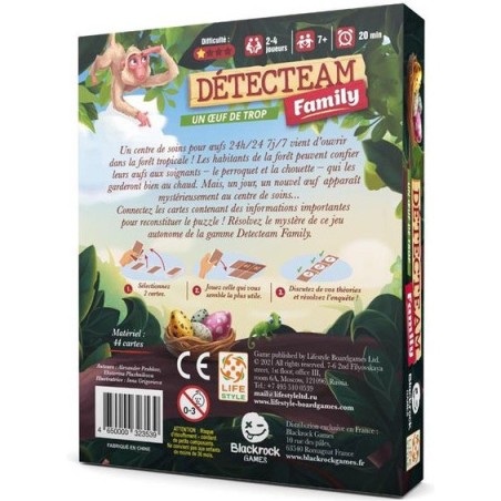 Detecteam Family : Un oeuf de trop - Jeux de société - Lifestyle