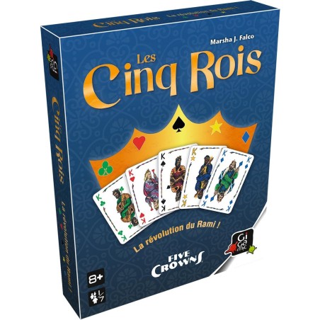 Les Cinq Rois - Jeu de cartes intemporel dès 8 ans - Gigamic