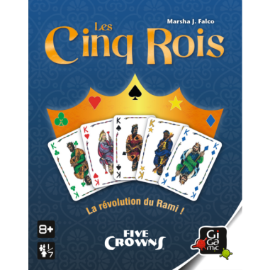 Les Cinq Rois - Jeu de cartes intemporel dès 8 ans - Gigamic