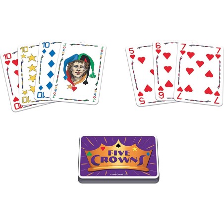 Les Cinq Rois - Jeu de cartes intemporel dès 8 ans - Gigamic