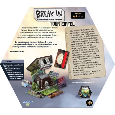 Break In - Tour Eiffel - Jeux de société - Iello