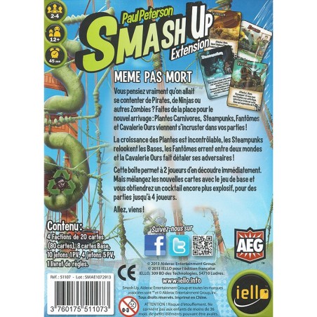 Smash Up - Même pas Mort - Jeu de société - Iello